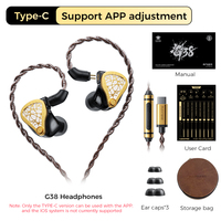 Écouteurs de jeu HiFi PLEXTONE G38, écouteurs filaires pour jeux, écouteurs intra-auriculaires, casque 3,5 mm TYPE-C, cordon de 120 cm, casque Pubg PS4, ordinateur, téléphone