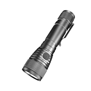 WARSUN DM007 6063 Alliage d'aluminium Lampe de poche portable 10000 Lumen IPX5 Miroir convexe Zoom Batterie amovible Lampe de poche TYPE-C
