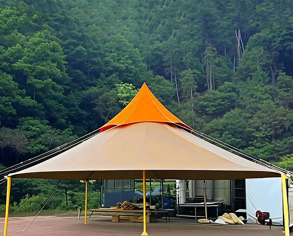 สีกากี + สีส้ม