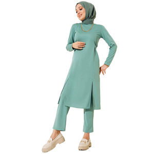 Yuhong elegante personalizado Hospital uniforme enfermería Xxs médico Scrubs conjunto de manga larga vestido musulmán para mujeres uniformes conjuntos enfermera - Product Image 5