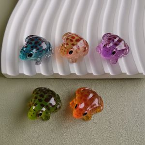 100 Pezzi Miniature di Rane Luminose, Statuette in Resina per Decorazione Giardino, Fai-da-Te, Terrario, Paesaggio in Muschio - Product Image 4