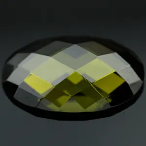 Synthetische Zirconia Zwarte Edelsteen Naam Facet Cz Gem