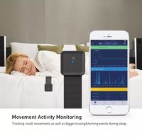 Moniteur de sommeil intelligent Bluetooth innovant sans écran, étanche IP67, suivi de la qualité du sommeil et moniteur de fréquence cardiaque