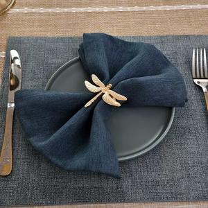 Groothandel Bruiloft Gouden Kleur Libel Servet Ring - Product Image 4