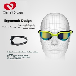 Lunettes de natation pour adultes, hommes et femmes, en polycarbonate, étanches, anti-buée, modèle XF300, lot de 1000 - Product Image 3