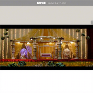 Hermoso Conjunto de Mandap para Bodas, Estilo Moderno, Decoraciones para Bodas, Fabricante de Conjuntos de Mandap, Nuevo Diseño para Bodas Indias, Eventos en EE. UU. - Product Image 1