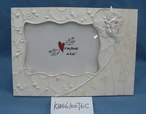 Décorations de mariage et cadeau de saint-valentin en résine en forme de cœur cadre photo 4x6