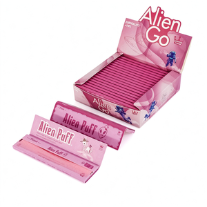 Papel de Liar Alien Puff Rosa King Size, Natural, de Combustión Lenta, Premium, Ultrafino, de Resina, Sin GMO, 100% Vegetariano, Personalizado - Product Image 1