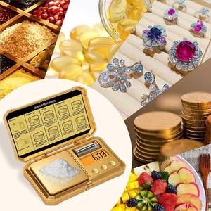 Hochpräzise 200g/0,01g Mini-Digitalwaage mit LCD-Hintergrundbeleuchtung für Diamanten, Schmuck und Gewichtsmessungen - Product Image 5
