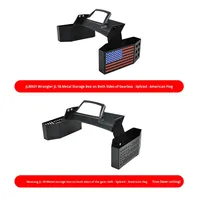 Boîte de rangement en métal pour console centrale de changement de vitesse Wrangler JL moderne, organisateur de rangement JEEP, support de rangement suspendu, modification