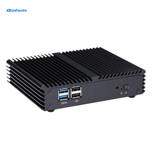 คอมพิวเตอร์ขนาดเล็ก Qotom <span class=keywords><strong>Mini</strong></span> <span class=keywords><strong>PC</strong></span> Q170S พร้อมโปรเซสเซอร์ <span class=keywords><strong>Pentium</strong></span> J3710 ในตัว แบบ Quad Core สูงสุด 2.64 GHz ไร้พัดลม รองรับ Dual LAN ระบบ X86 - Product Image 3
