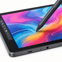 Yeni Fabrika OEM Tablet 11.6 İnç Windows 11 İşletim Sistemli 2'si 1 Arada Klavyeli Tabletler 8 MP Çift Kameralı Dokunmatik Ekran Dört Çekirdekli Tablet Bilgisayar