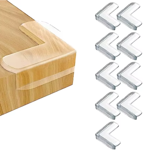 Protectores de Esquinas de PVC en Forma de L, Protectores de Silicona para Seguridad Infantil, Protector de Bordes para Protección de Niños - Product Image 1