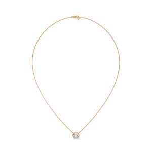 Elegante Joyería de Diamantes Cultivados en Laboratorio, Colgante de Oro Rosa con Acabado Cálido y Suave y Brillo Brillante para Uso Diario y en Ocasiones Especiales - Product Image 3