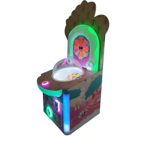 Hotselling Muntbediende Mini Populaire Snoepautomaat Kraanvogel Lolly Game Kids Arcade Machine Be Happy Claw Machine