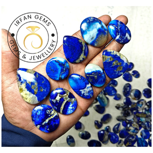 AAA Grade Afghanite pierre précieuse en vrac Cabochons bleus de haute qualité Afghanite naturelle taille libre mélange forme pour la fabrication de bijoux pierre - Product Image 3