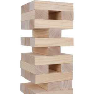 Nouvel Arrivage Meilleur Fabricant Blocs Empilables Géants Jeu de Cour de Pelouse Arrière-Cour Grand <span class=keywords><strong>Bois</strong></span> Tumbling <span class=keywords><strong>Bois</strong></span> - Product Image 4