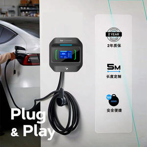 สถานีชาร์จรถยนต์ไฟฟ้าแบบติดผนังมาตรฐานยุโรป 11KW/22KW สำหรับใช้ในบ้าน พร้อมที่ชาร์จในตัว ได้รับการรับรอง TUV โหมด 3 VCS-Z41-11KW/22KW PC - Product Image 5