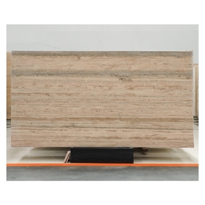 Precio al por Mayor de Mármol Travertino Italiano Popular, Travertino Azul Océano Pulido para Decoración de Interiores - Product Image 1