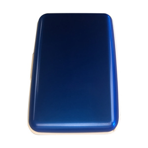 Porte-cartes de crédit et étui à cartes de visite minimaliste en alliage d'aluminium avec protection RFID anti-scan, porte-monnaie et pince à cartes - Product Image 3