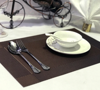 Napperons en PVC à la mode, tapis de Table à manger, décoration de Table, accessoires, prix