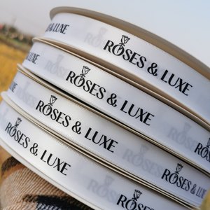 Luxury Satin Ribbon Roll 1 Inch 1.5 Inch 100 Yards Thermal <strong>Print</strong> Ribbon <strong>Pre</strong> Cut pink Bookmark Wedding Christmas Decor Durable - Product Image 4