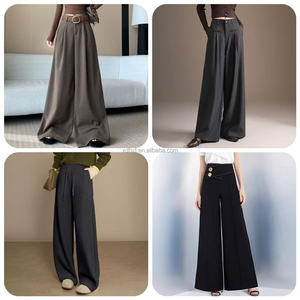 <span class=keywords><strong>Pantaloni</strong></span> Eleganti da <span class=keywords><strong>Donna</strong></span> Personalizzati, Tinta Unita, Vita Alta, Casual, per Ufficio, Vendita all'Ingrosso - Product Image 5