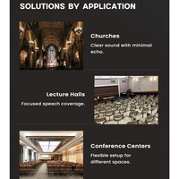 Altavoces para Iglesia con Certificación EN54-24, Color Personalizable, Alto Rendimiento SPL, IP66 Impermeables, Sistema Line Array