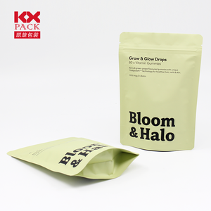 Custom Mylar Bags for Snack Packaging Moisture-Proof <strong>Stand</strong> up <strong>Pouch</strong> with Zipper Doypack Packaged Printing - Product Image 2