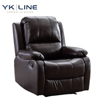 Fauteuil de massage électrique inclinable en cuir écologique personnalisé fauteuil inclinable manuel en cuir écologique fauteuil de canapé inclinable simple