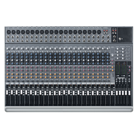 Console de mixage audio USB 24 canaux avec fonction Bluetooth, 4 groupes, 4 retours stéréo, alimentation fantôme 48V