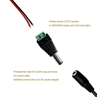 Basse tension DC 2pin mâle femelle Led bande Dc Jack alimentation rapide câble connecteurs accessoires