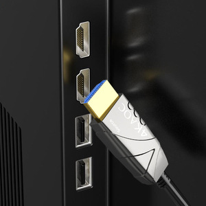 Câble HDMI à fibre optique 2.0 4K 60Hz 3D, connexion de projecteur haute définition mâle à femelle plaqué or - Product Image 1