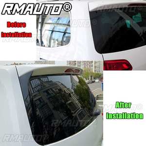 Par de Alerones Laterales Negros Brillantes para Ventana Trasera, Compatibles con VW Sharan 2011 2012 2013 2014 2015 2016 17 en adelante - Product Image 6