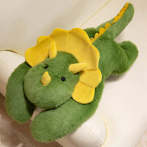 Juguete <span class=keywords><strong>de</strong></span> peluche relleno <span class=keywords><strong>de</strong></span> algodón orgánico súper suave Características ponderadas <span class=keywords><strong>de</strong></span> dinosaurio triangular y perro perezoso <span class=keywords><strong>de</strong></span> alta calidad - Product Image 6