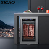 Réfrigérateur de maturation à froid SICAO pour viande, steaks et saucisses, 63L, 1-22°C °   Humidité 50-85%