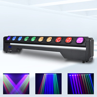 Projecteur mural RZ Swing Dot Beam 10x15W LED RGBW à tête mobile, barre lumineuse DMX pour mariages, fêtes, KTV, clubs, bars, DJ, discothèques