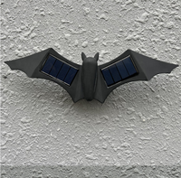 Applique Murale Solaire LED Étanche IP65, Éclairage Haut et Bas, pour Extérieur, Villa, Patio, Jardin, Décoration d'Halloween