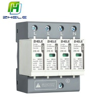 Dispositif de protection contre les surtensions ZHSPD-40 CE Type 2 20KA-40KA Uc AC 220v 275v 385v 2P 4P Monophasé/Triphasé, parafoudre SPD