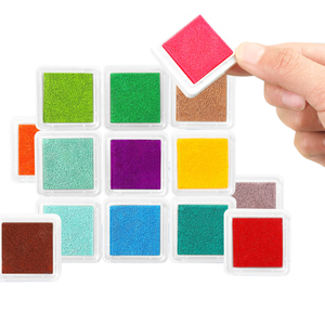 Gute Qualität <span class=keywords><strong>Yougou</strong></span> Kinder Finger druck Schlamm 24 Farbe Stempel Graffiti Farbe 3*3 Kindergarten Malerei Druck - Product Image 1