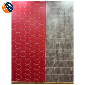 Panneau <span class=keywords><strong>mural</strong></span> décoratif en PVC SPC, surface rainurée géométrique, aspect <span class=keywords><strong>ardoise</strong></span>, panneau intérieur à rainures en V - Product Image 4