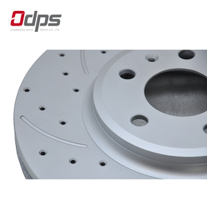 8k0615301a phía trước khoan và rãnh thông gió đĩa phanh gốm 320 mm bền chống sốc không có bụi cho audi - Product Image 2