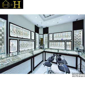 Kính hiển thị đồ trang sức trường hợp đồ trang sức bằng gỗ Showcase cho đồ trang sức đảo cửa hàng - Product Image 3