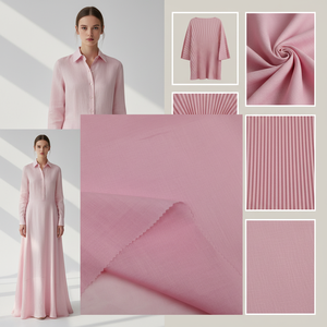 Tissu Léger 100% <span class=keywords><strong>Ramie</strong></span> Biologique Imprimé Teint Uni, Technique de Tissage Écologique 60gsm pour Robes, Jupes et Chemises pour Filles - Product Image 6