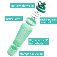 Bouteille d'eau shaker personnalisée bouteille shaker bouteilles de protéines de gymnastique personnalisées impression logo sport en plastique promotion sans BPA