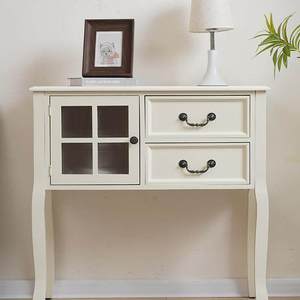 Armoire de rangement à six tiroirs pour salon, buffet de couloir avec tiroirs, <span class=keywords><strong>commode</strong></span> à six tiroirs en bois massif de style américain - Product Image 2