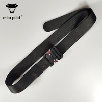 Ceinture tactique robuste de haute qualité, ceinture en tissu nylon de 130 cm avec boucle à dégagement rapide en alliage