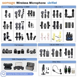 <span class=keywords><strong>Microphone</strong></span>-Cravate Sans Fil K9 Portable pour Enregistrement Audio Vidéo, Mini Micro pour iPhone Android, Diffusion en Direct, Gaming - Product Image 4