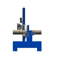 Máquina de Soldadura TIG Circular Automática para Tubos de Cobre y Bridas de Acero con Unidad de Enfriamiento por Agua y Operación de un Solo Toque