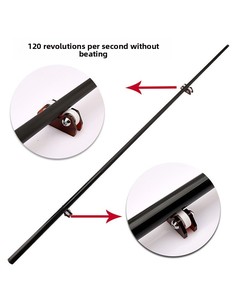 Củ gậy bi-a chất lượng cao 1/2 chia đôi, cán làm bằng sợi carbon, khớp thép, dùng cho bi-a và snooker - Product Image 3